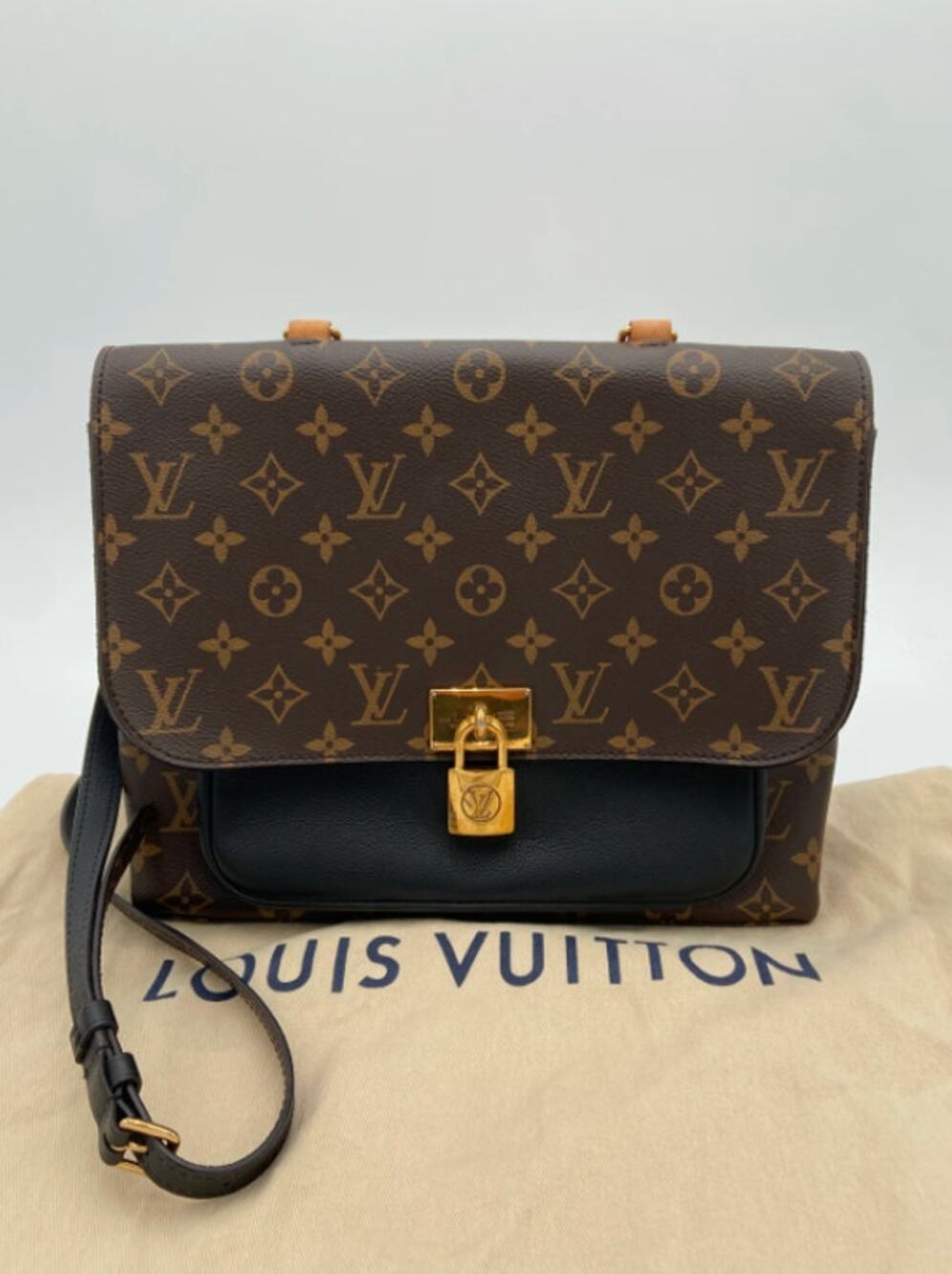 Louis Vuitton Monogram Marignan Satchel Crossbody Bag